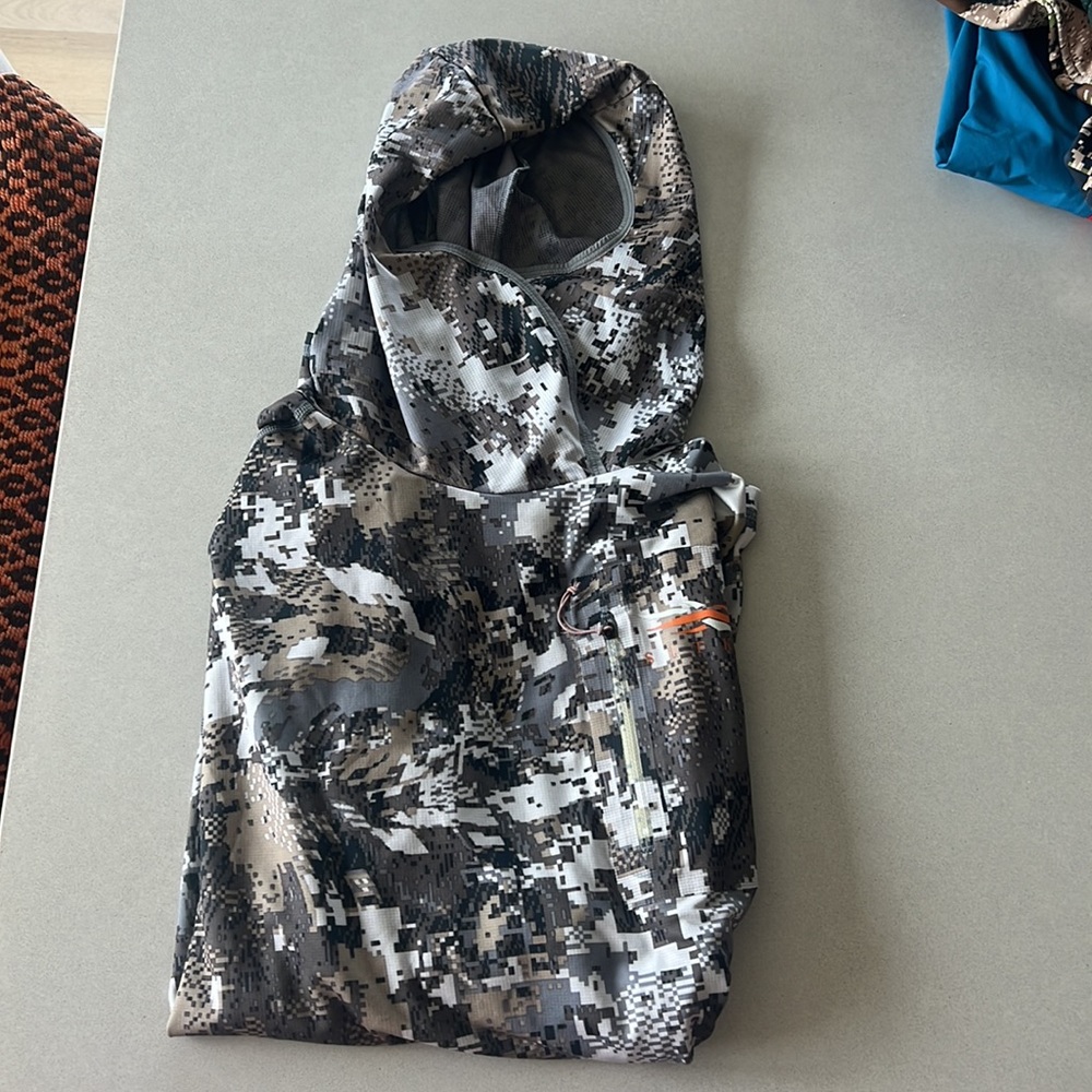 Men’s Sitka lightweight hoodie.